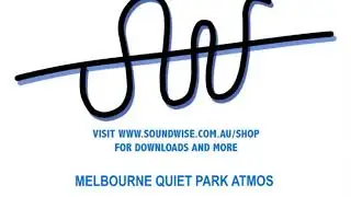MELBOURNE CITY SUBURBS QUIET PARK ATMOS SOUND EFFECT