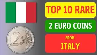 TOP 10 Rare 2 Euro Coins from ITALY  #numismatics #coincollecting