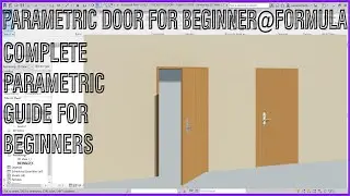 Revit Family Parametric Door (Open/Close)Beginner Tutorials