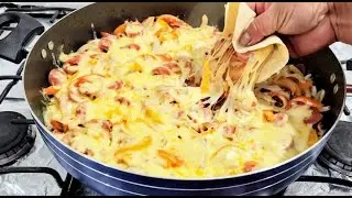 ALAMBRE DE SALCHICHAS, rápida, fácil y deliciosa ( En 20 minutos)