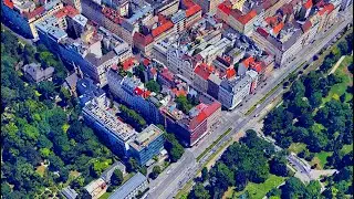 Aerial view of Vienna || Luftaufnahme von Wien *virtual