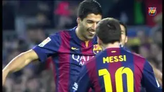 Luis Su&aacute;rez: Amazing goal vs Levante (5-0, 2014/15)