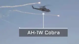 Urban Attack: Little Birds and Cobra Attack Helicopters Shooting Rockets and Guns