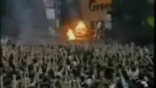 Green Day Stage Destruction and Good Riddance (Time of Your Life) (Edgefest 1998)