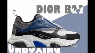 DIOR B22 BLUE SNEAKER UNBOXING | Are they worth the hype?
