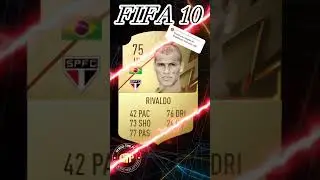 Rivaldo 🇧🇷 FIFA Evolution 2005-2012 #footballshorts #fifaevolution #brazilfootball
