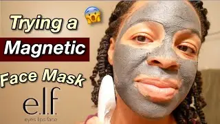 Trying a MAGNETIC Face Mask from Elf Cosmetics! Does it really work? Beauty Shield Face Mask Review