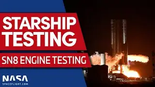 Starship SN8 Completes First Multi-Raptor Static Fire