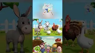 🎵🐮 Песенка о звуках животных! | Коза, кролик, осёл и другие | Simple EduFam Learning 🐶🦆🐑🐎