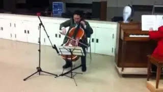 Cellist Willie Pasamba with mother Angie Pasamba