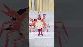 Crab theme#Fancy dress competition #shorts 🦀 🐟🐠#Life under Water