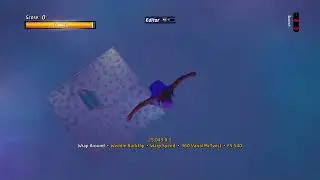 THPS1+2 -Create a park editor- Spawn skater corner float (Glitch)
