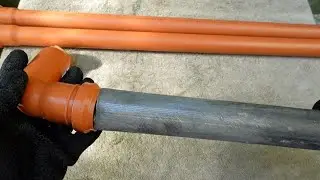 COMMENT ASSEMBLER UN TUYAUEN PLASTIQUE ET UN TUYAU EN PLOMB