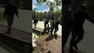 Hauling the 350 pound from 