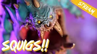 Painting Squigs for GLOOMSPITE GITZ