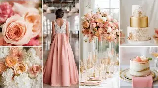 Pink, Peach, Gold, and White Wedding Ideas: A Dreamy Color Palette