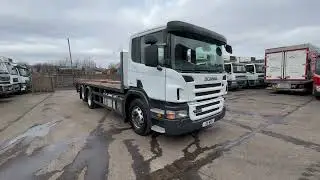 **FOR SALE** 2009 Scania P310, 26T 6x2, Flatbed, Rear Lift - Dixon Commercial Exports Ltd