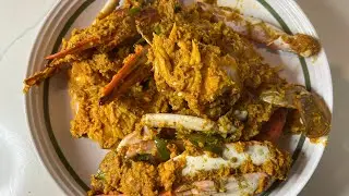 South Indian style crab curry