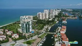 Aerial Video of the Park Shore Beachfront Condos in Naples, FL