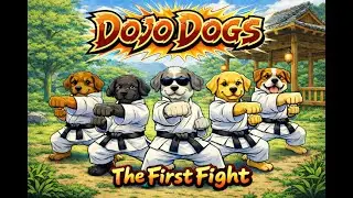 Dojo Dogs - The first fight - kids cartoon comic