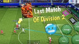 Cristiano Ronaldo 107 gameplay, In Last Match Of Division 2 🥶