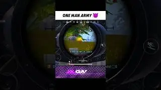 ONE MAN ARMY 😈#OneManArmy#BGMI#SoloVsSquad#Clutch#GamingShorts