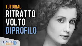 Tutorial ritratto a matita - Come fare un ritratto di un volto in movimento [HD]