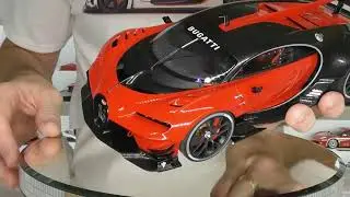 1/18 RED Bugatti Vision Gran Turismo by AUTOart Models - Full Review