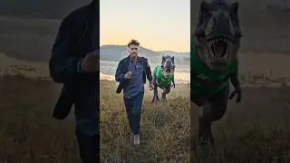 Dinosaurs attacked me 😯😱 | Ai Animation #shorts #ai #dinosaur