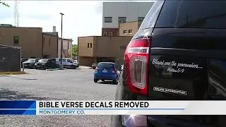 Montgomery County Sheriff's Office removes Bible verse from vehicles