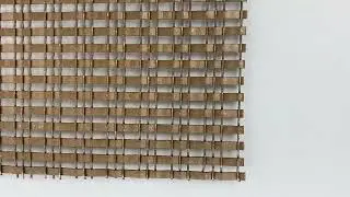Decorative Finish Durable Structure Uniform Weaving Metal Decorative Mesh