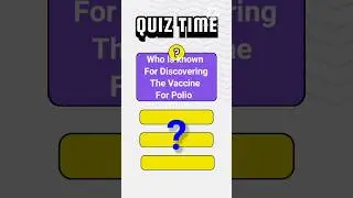 Who Discovered the Polio Vaccine? | GK Question for Kids |