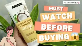 Indonesian Coconut face scrub review😳/Freeman/best or worst exfoliator🤔#affordable