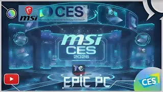 Ноутбук MSI 2026 на выставке CES в Лас-Вегасе