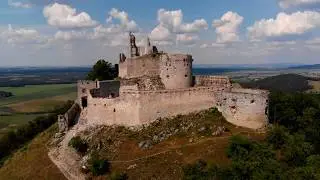 Plavecký hrad z DJI dronu