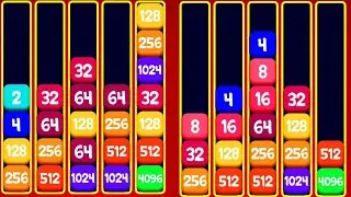 2048 Stack Merge #gameparkarea #2048 #stack