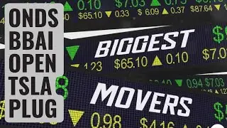 Active ONDS, BBAI, OPEN, TSLA & PLUG Stocks