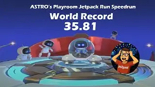 ASTRO's PLAYROOM Jetpack Run Speedrun in 35.81 - World Record!!!