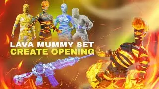 wow😲! omg😱 . mummy set and m4 or akm 47 6x scop on anmy head. pubg mobile