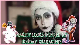 Alt Girl Winter: Doing Makeup Inspired By Christmasy Characters 