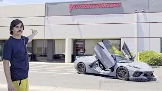 Brandon stopped by the Vertical Doors, Inc. to pick up some Vertical Door kits and to say &ldquo;HI&rdquo;.