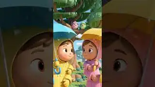 🌧️🎶 Rain Rain Go Away #cartoon #elephant #monkey #animals #monkey #kids #kidsvideo
