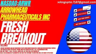 FRESH BREAKOUT : ARWR STOCK ANALYSIS | ARROWHEAD PHARMACEUTICALS STOCK