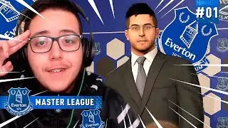 PES 2019 | MASTER LEAGUE #01 - O COMEÇO COM O EVERTON!
