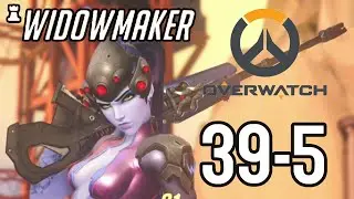39 Kill Widowmaker Sniper Gameplay - Overwatch