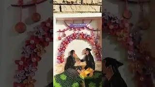 Couple Frame &hearts;️✨ #coupleframe #frame #ytshorts #rawatcraft #shorts #quilling #diy #featured
