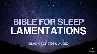 Book of Lamentations for Sleep | Relaxing Bible Reading | Black Screen #bibleforsleep #sleepmusic