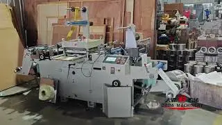 Flat die-cutting machine with hot-stamping shipped to Panama
