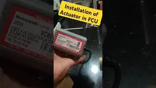 Installation of Actuator in FCU (FAN COIL UNIT ) #electricial #hvac #dubai