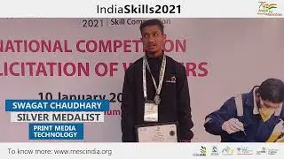 Swagat Chaudhary | Silver Medalist | Print Media Technology | IndiaSkills 2021